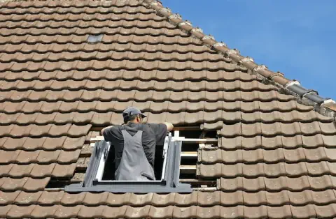 Pose de velux - Lusanger